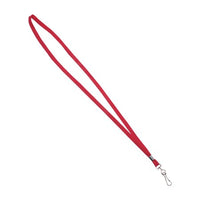 Advatnus Deluxe Safety Lanyard with J-Hook, Red, 24 Count.