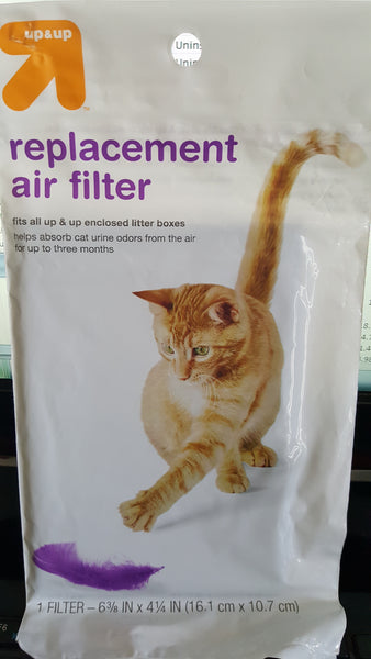 Up & Up Replacement Cat Litter Air Filter Box Litter Filters 6 3/8" X 4 1/4".