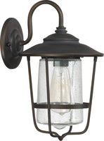 Capital Lighting Creekside Seeded Glass Outdoor Wall Sconce