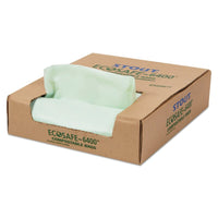 Stout EcoSafe Compostable Trash Bags, Green, 30 / Carton Open.